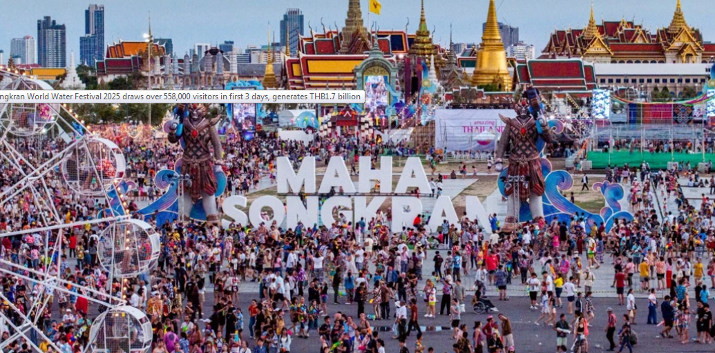 Lebih dari 1 Juta Orang Hadiri Festival Maha Songkran, Thailand Raup Rp505 Triliun
